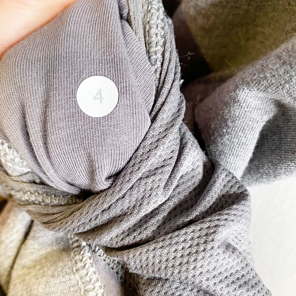 Lululemon | Coast Wrap Open‎ Front Cardigan in Heathered Mod Medium Grey Sz. 4 - Picture 13 of 16